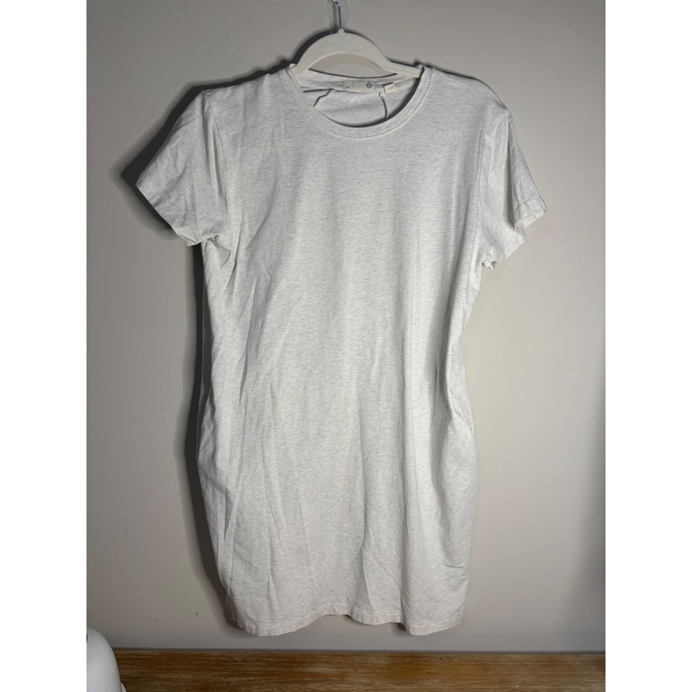 tasc Performance‎ Women's Heather Grey T-Shirt Dress Sz S Pockets Bamboo Blend
